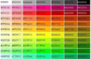 css颜色对照表（css颜色大全）