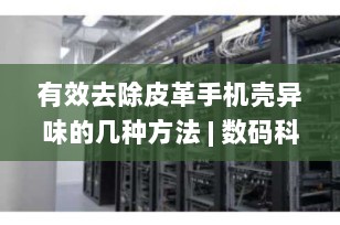 有效去除皮革手机壳异味的几种方法 | 数码科技小技巧