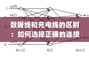 数据线和充电线的区别：如何选择正确的连接线